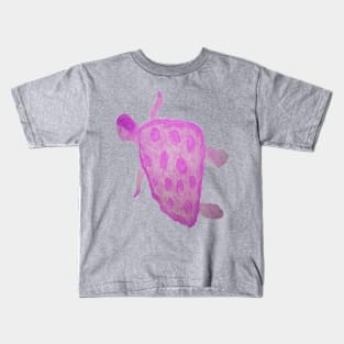 Pink Sea Turtle Kids T-Shirt